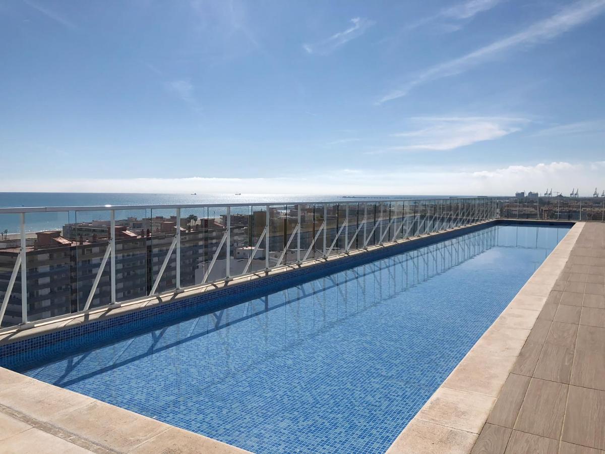 Global Properties, Apartamento De 2 Habitaciones Con Terraza Y Vistas Al Mar Canet d’En Berenguer Kültér fotó