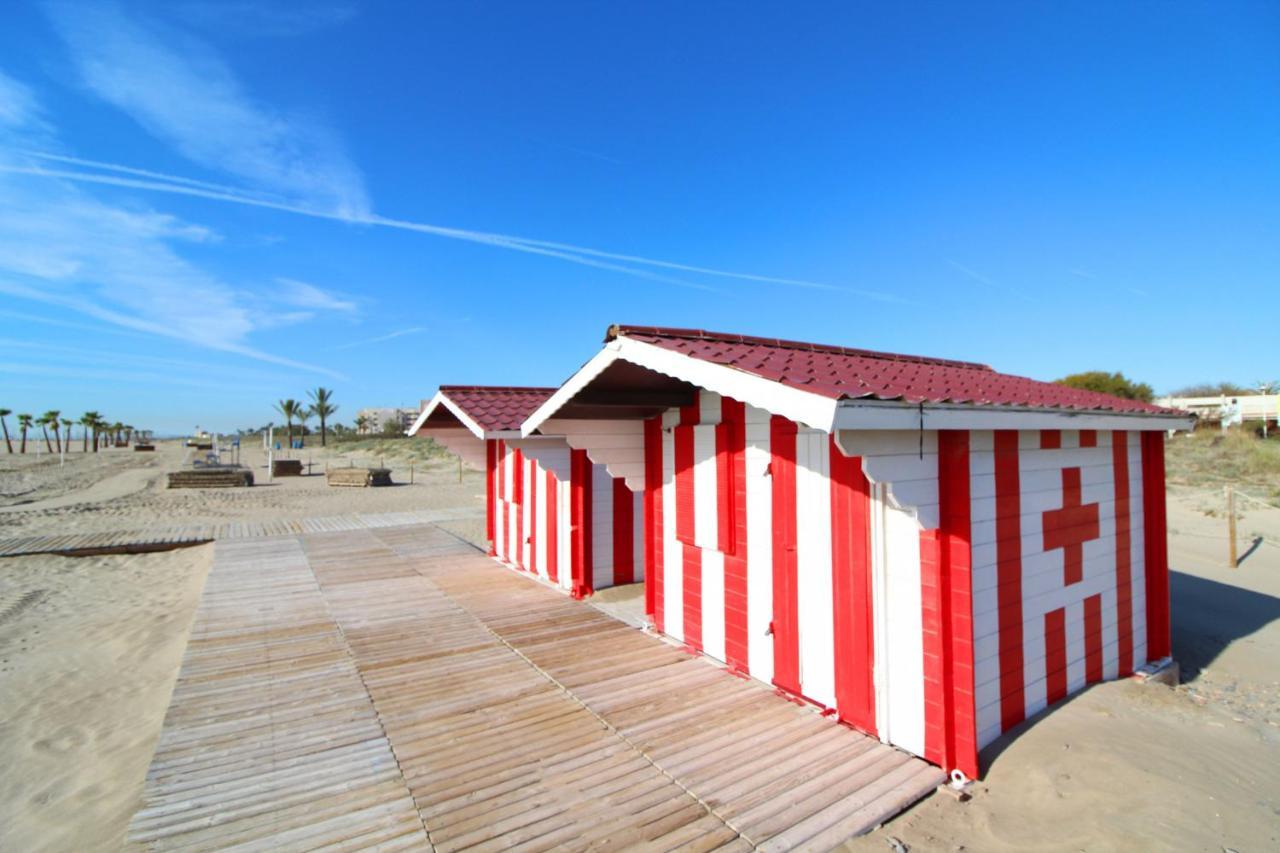 Global Properties, Apartamento De 2 Habitaciones Con Terraza Y Vistas Al Mar Canet d’En Berenguer Kültér fotó